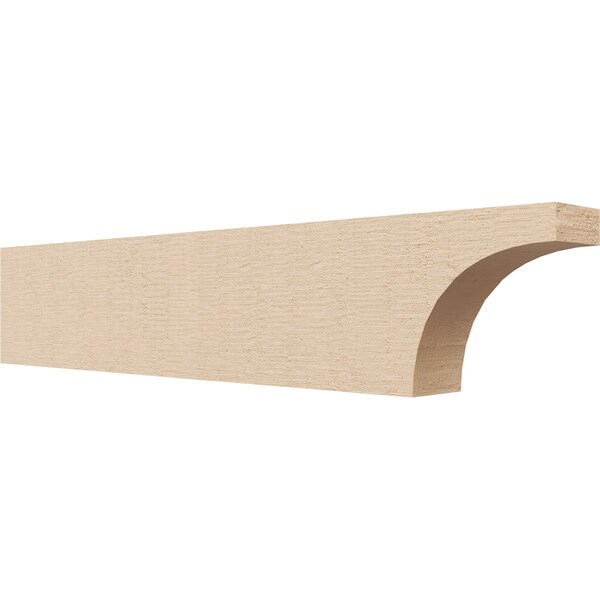 Ekena Millwork 2in. W x 4in. H x 20in. L Huntington Woodgrain TimberThane Rafter Tail, Primed Tan RFTUR02X04X20HUNRCPR - main